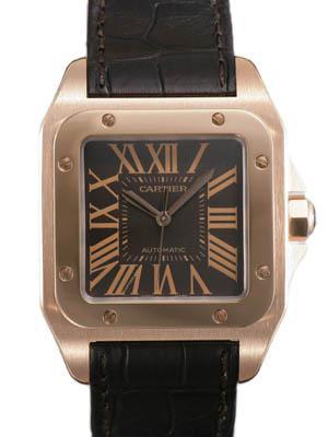 CARTIER カルティエ サントス コピー 100 ＬＭ W20127Y1 ブラウン